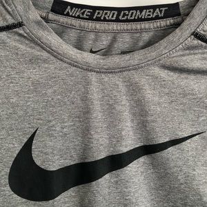 Nike pro combat hypercool fitted t-shirt.